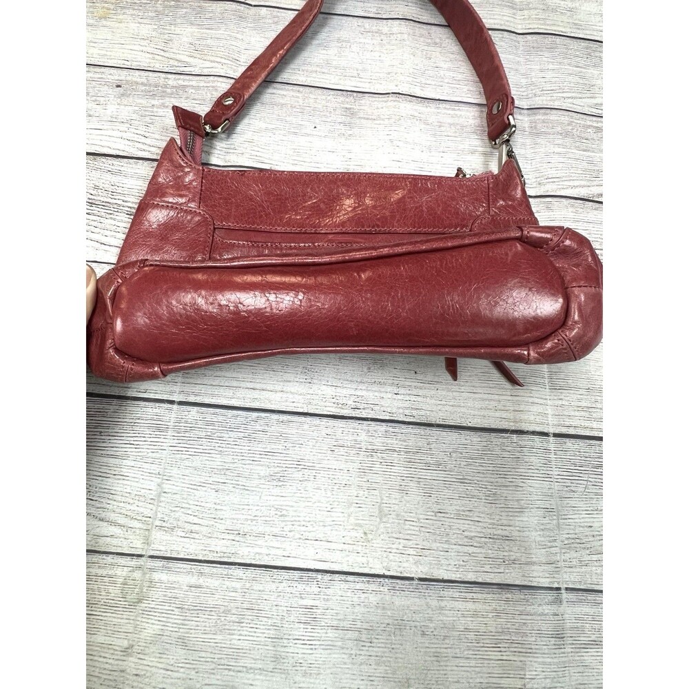 HOBO The Original Small Soft Leather Shoulder Tote Bag Purse Preppy Boho - Picture 4 of 11
